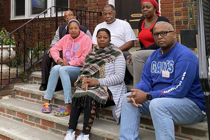 Homeowners in the Ivy Hill section of Newark want neighboring Seton Hall University to address stormwater runoff they say is flooding their homes. From left are Latoya Battle-Brown, Ken Walters, Patrice Bowers, Libre Jones and LaVita Johnson.